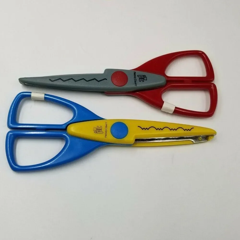 Creative Memories Scissors Decorative Edge Lot 4 Provo Craft Paper Edging